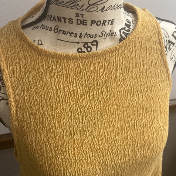 Pull & Bear Mustard Tank Small - Picture 2 of 6